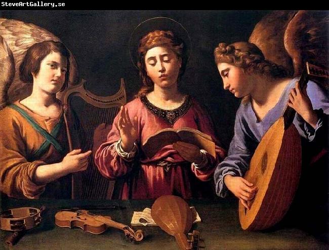 GRAMATICA, Antiveduto St Cecilia with Two Angels